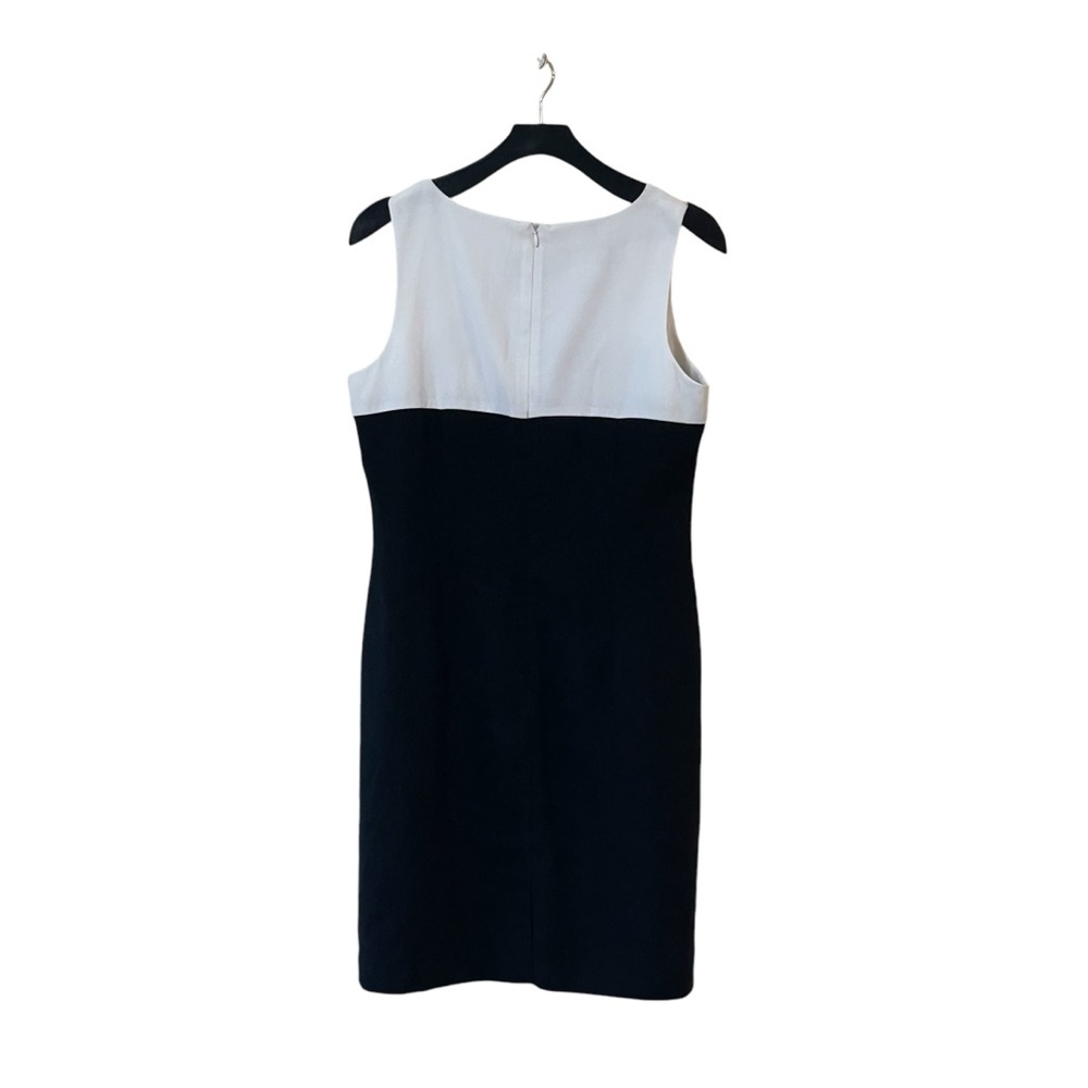 NWOT AGB Dress Petite Color Block Sheath Dress - Picture 9 of 11